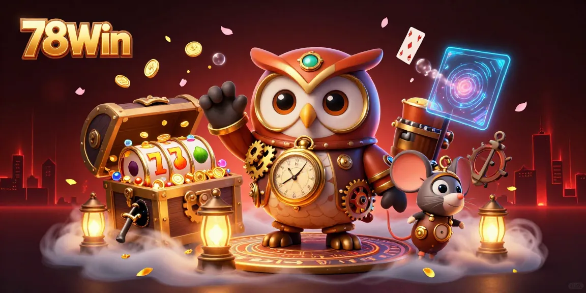 Experience thrilling gameplay at 78Win with vibrant slots and dynamic 3D characters.
