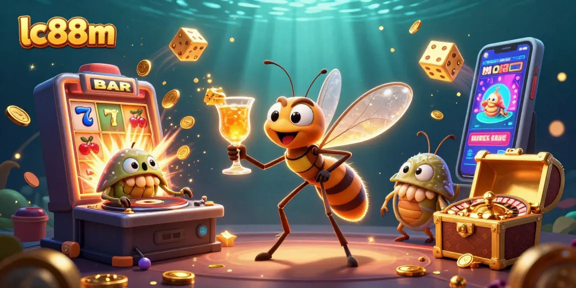 Experience the excitement of lc88m with a vibrant, cartoon-style casino celebration.