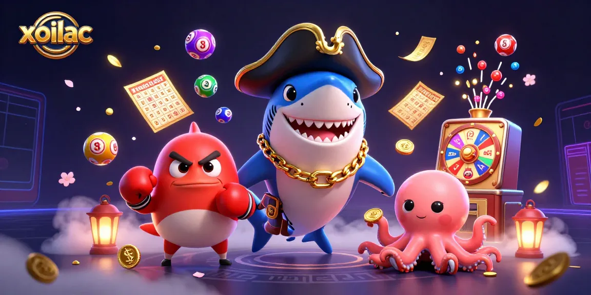 Xoilac offers dynamic gaming experiences with cartoon characters and vibrant elements for online gamblers.
