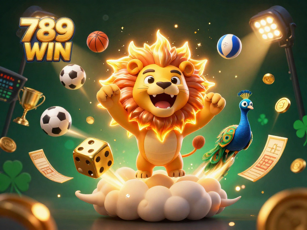 Experience thrilling gameplay with 789 WIN, showcasing exciting sports elements and vibrant casino visuals.