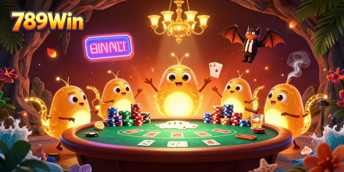 Play and win big at 789Win's rich casino experience featuring vibrant gambling elements.