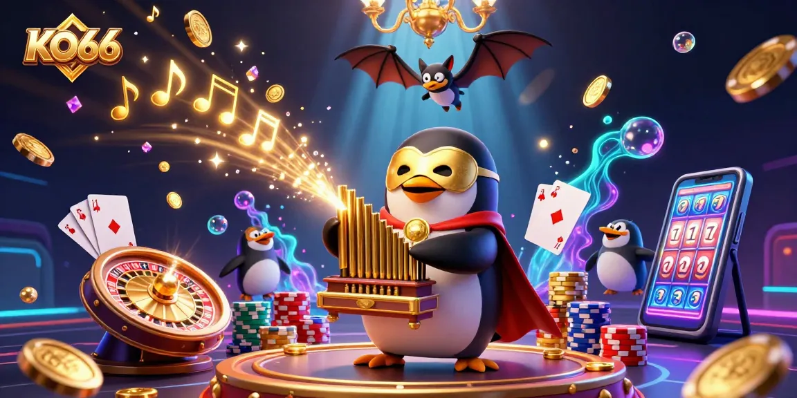 KO66 players enjoy stunning 3D casino action with animated symbols and games.