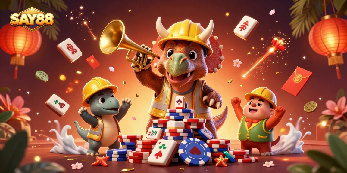 Experience the thrilling world of SAY88 with this dynamic celebration of casino fun and vibrant visuals.