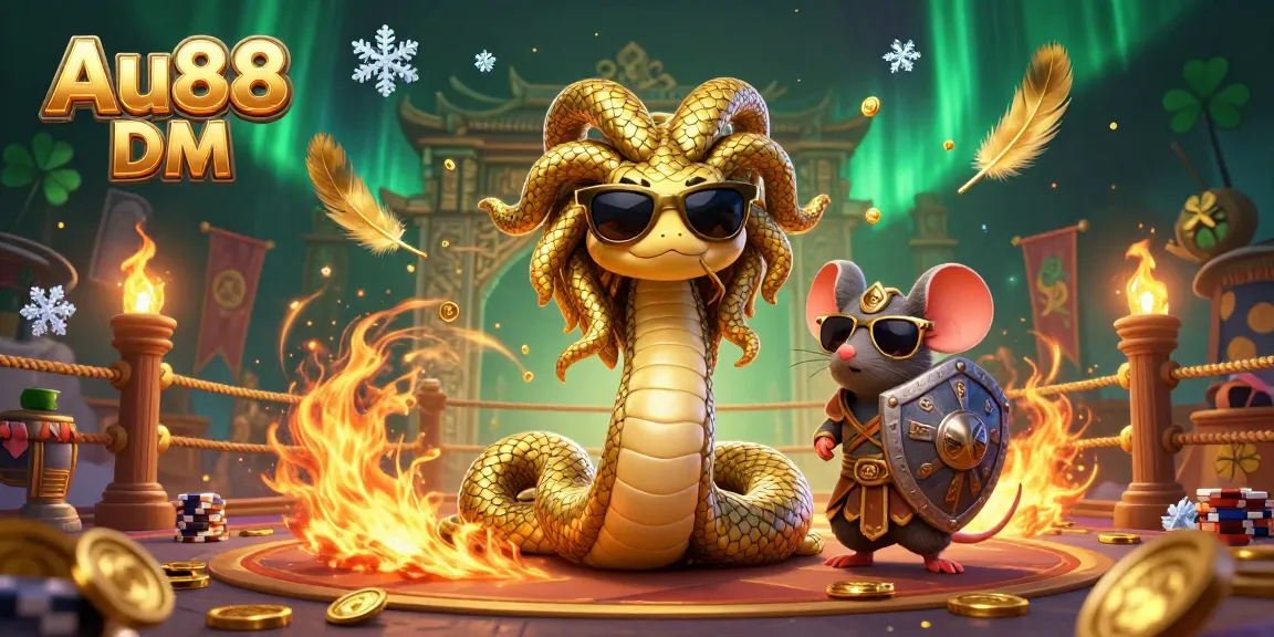 Engage in thrilling gameplay with Au88 DM featuring lively characters amidst a dynamic casino scene.