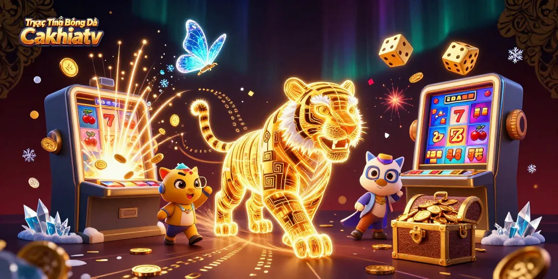 Experience Trực Tiếp Bóng Đá Cakhiatv with vibrant casino aesthetics and dynamic gaming elements.