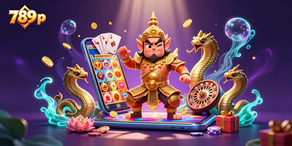 Experience thrilling action at 789 p with vibrant slots and golden gaming elements in an enchanting setting.