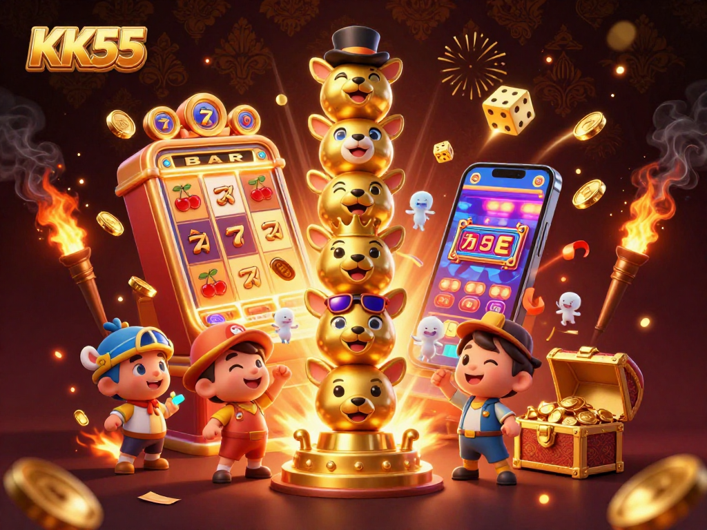 Experience the thrill of winning at KK55 casino with vibrant games and jackpots bursting with excitement!