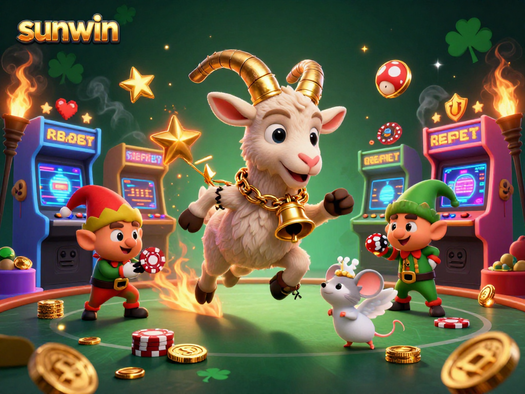 Experience the thrilling fun of sunwin casino with Krampus, angel mouse, and mischievous gremlins.
