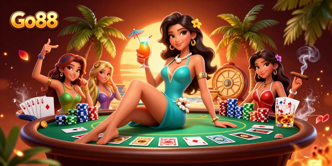 Experience the excitement of Go88 with vibrant gameplay and stunning visuals within a casino setting.