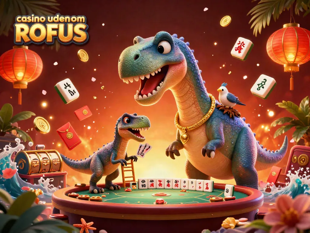 Engage in exciting gameplay at casino uden om ROFUS with vibrant characters and rich casino elements.