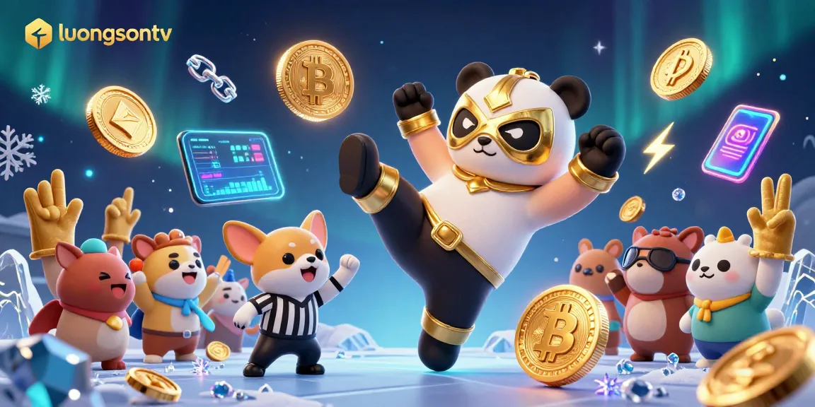 Experience live football passion with Luongsontv as characters celebrate and cheer!